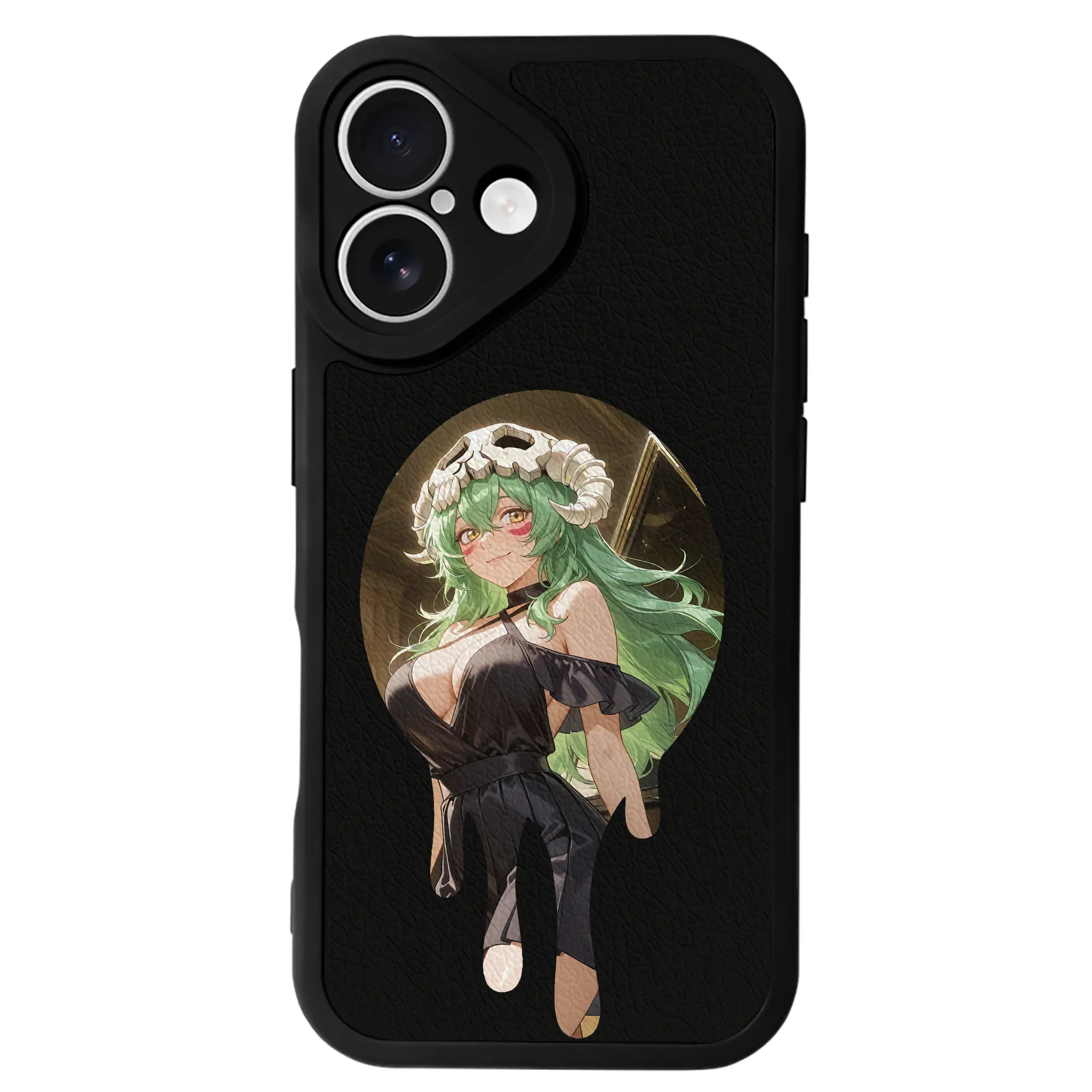 ブリーチ グッズ ネリエル・トゥ・オーデルシュヴァンク - IPhone 16シリーズ対応 ・ シリコンスマホケース ・ レザー調 ・ 高精度フィット ・ 耐衝撃 ・ ワイヤレス充電対応 ・ 精密カット